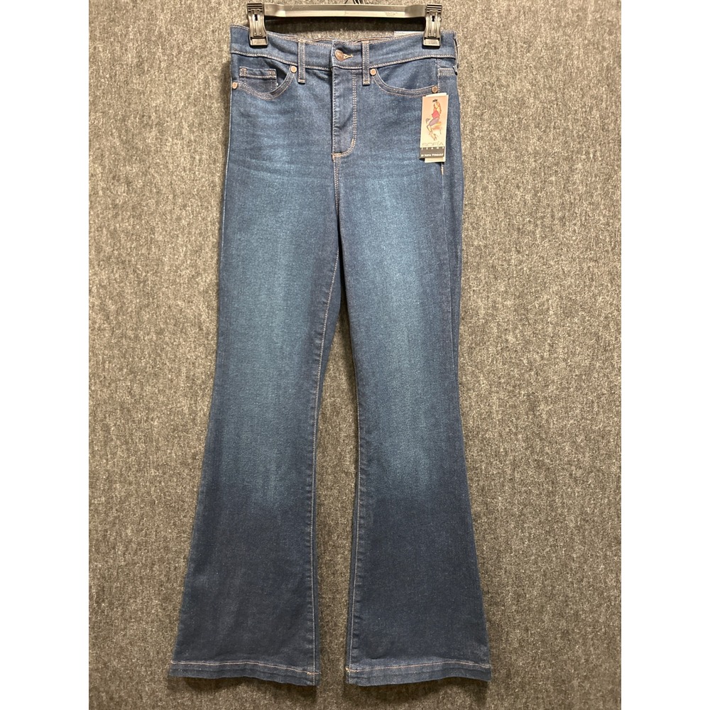 Sofia Jeans Melisa Flare Women Size 2 Dark Wash High Rise Luxe Vintage Denim